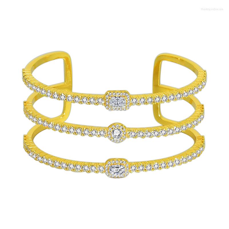 Bangle Bangles For Women 3 Row Natural Stone Cuff Charm Gold Color Bracelet Crystal Accessories Luxury Fashion Punk Wedding Jewelry
Bangle Bangles For Women 3 Row Natural Stone Cuff Charm Gold Color Bracelet Crystal Accessories Luxury Fashion Punk Wedding Jewelry