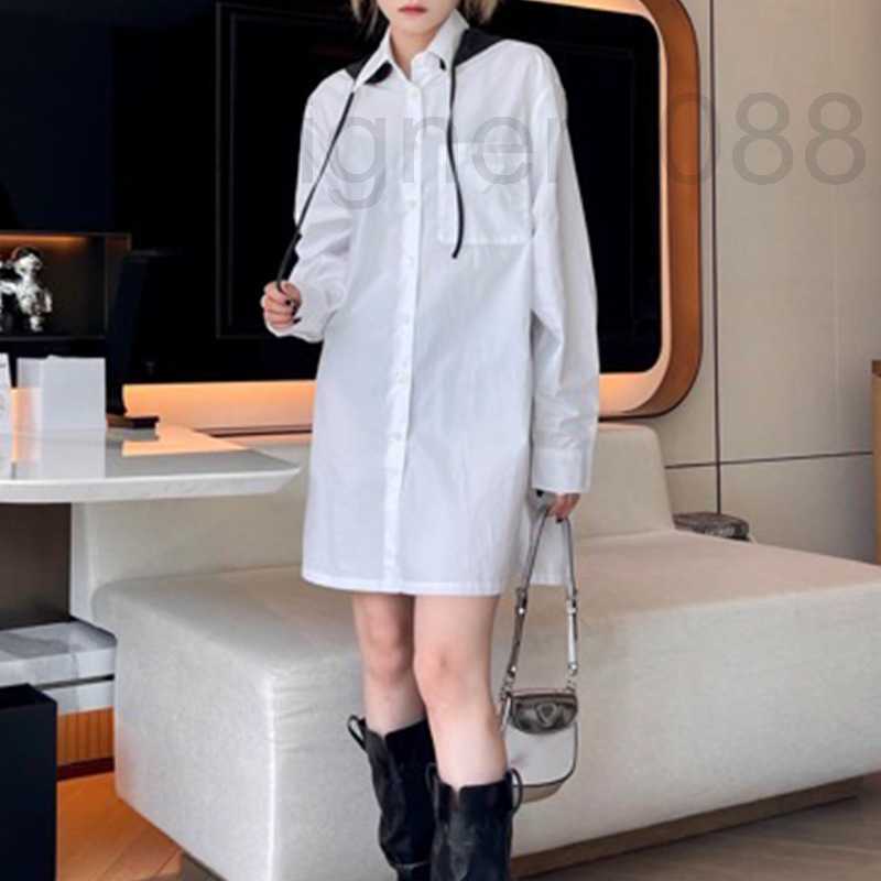 Women' Blouses & Shirts designer Milan fashion casual simple solid color lapel single breasted irregular contrast patchwork shirt 8SL0, White4
Women' Blouses & Shirts designer Milan fashion casual simple solid color lapel single breasted irregular contrast patchwork shirt 8SL0, White4