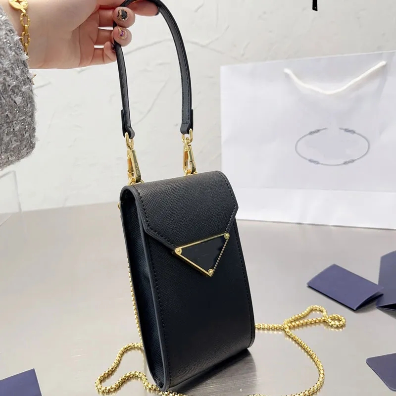 Mini Mobile Phone Bag Chain Shoulder Bags Handbag Triangle Decoration Fashion Letter Genuine Leather Flap Messenger Purse Lady Crossbody Bags, Customize
Mini Mobile Phone Bag Chain Shoulder Bags Handbag Triangle Decoration Fashion Letter Genuine Leather Flap Messenger Purse Lady Crossbody Bags, Customize