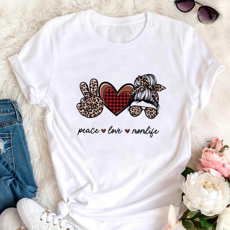 Women's T Shirts Peace Love Momlife Printed Cotton Women's Tshirt Funny Summer Casual O-Neck Short Sleeve Tops Gift For Mother, White
Women's T Shirts Peace Love Momlife Printed Cotton Women's Tshirt Funny Summer Casual O-Neck Short Sleeve Tops Gift For Mother, White
