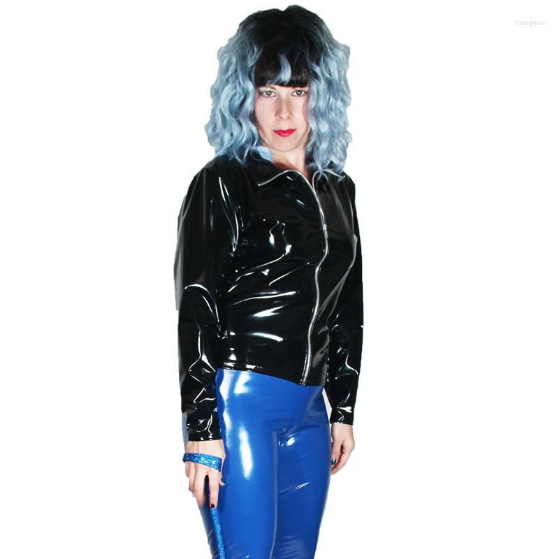 Women's Leather & Faux Unisex Women Turn-down Collar PU Jacket Coats Casual Zipper Punk Style Long Sleeve Tops Latex Plus Size, Black
Women's Leather & Faux Unisex Women Turn-down Collar PU Jacket Coats Casual Zipper Punk Style Long Sleeve Tops Latex Plus Size, Black