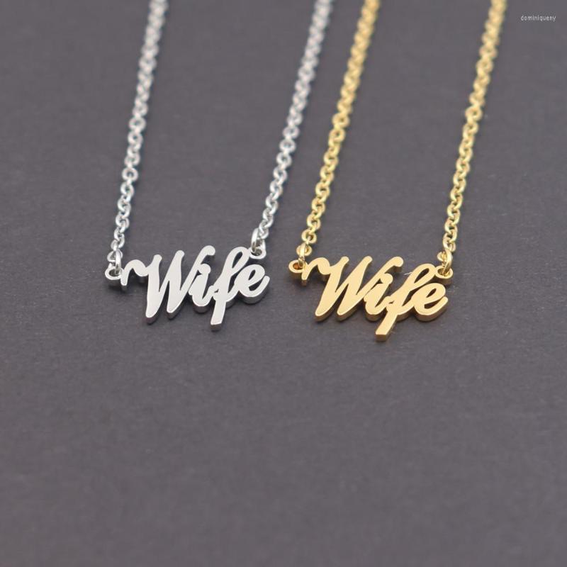 Pendant Necklaces Trendy Jewerly Letter Mommy Wifey Necklace Collier Femme Stainless Steel Chain Choker For Women
Pendant Necklaces Trendy Jewerly Letter Mommy Wifey Necklace Collier Femme Stainless Steel Chain Choker For Women