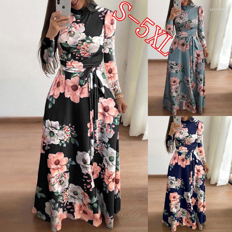 Casual Dresses 5XL Women Floral Print Long Dress Summer Sleeve O-Neck High Waist Robe Boho Beach Maxi Sundress Vintage, Sky blue
Casual Dresses 5XL Women Floral Print Long Dress Summer Sleeve O-Neck High Waist Robe Boho Beach Maxi Sundress Vintage, Sky blue