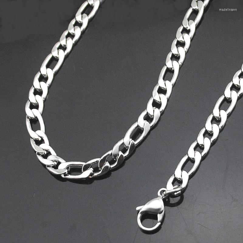 Chains AMUMIU Fashion Chain Link Necklace Steel Color Figaro For Men And Women Jewelry 45-70cm Accessories Wholesale HN059
Chains AMUMIU Fashion Chain Link Necklace Steel Color Figaro For Men And Women Jewelry 45-70cm Accessories Wholesale HN059