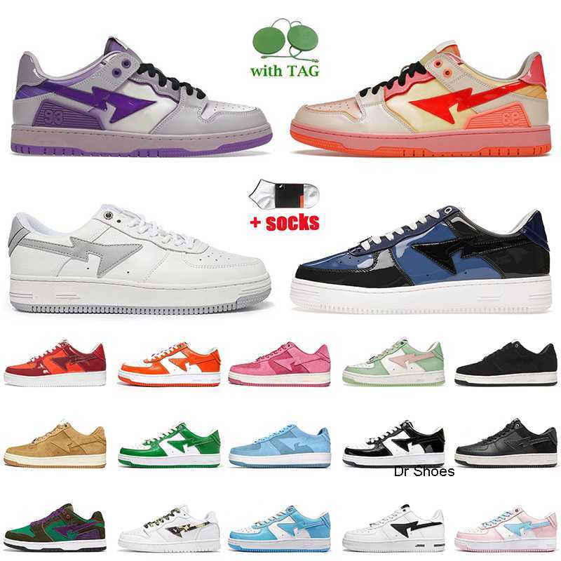 2022 Fashion Women Mens A Bathing Sta SK8 Casual Shoes With Socks Designer Shoe M2 Grey Orange Color Camo Combo Blue White Black Sude, C61 36-45
2022 Fashion Women Mens A Bathing Sta SK8 Casual Shoes With Socks Designer Shoe M2 Grey Orange Color Camo Combo Blue White Black Sude, C61 36-45