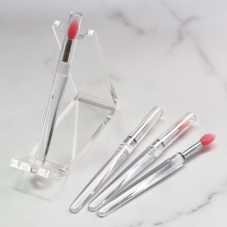 Women Beauty Makeup Tools Soft Silicone Lip Brush With Cover Multifunction Applicator Cosmetic Brush Make Up Brushes For Eye Shadow Lipstick Pincel De