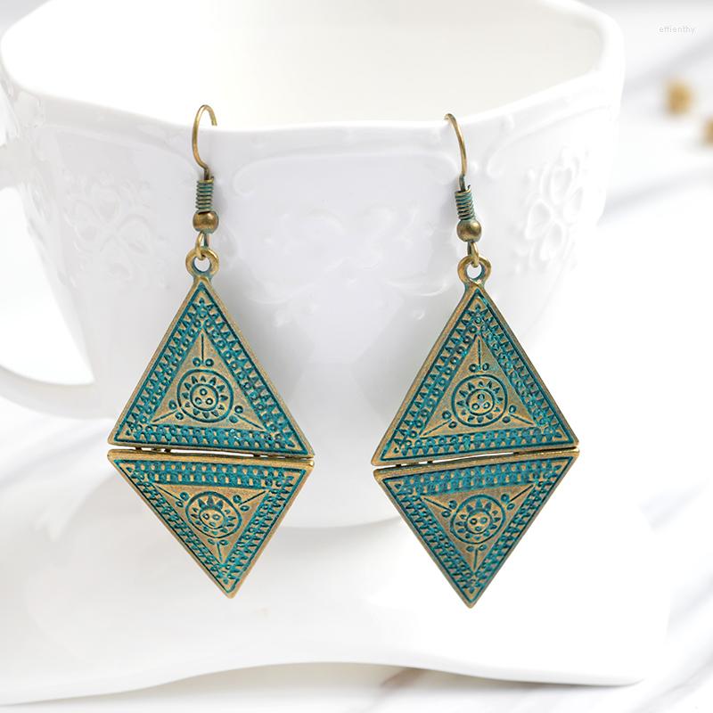 Dangle Earrings Vintage Rhombus Geometric Triangle Sun Flower Stitching Bohemian Women Personality Jewelry
Dangle Earrings Vintage Rhombus Geometric Triangle Sun Flower Stitching Bohemian Women Personality Jewelry