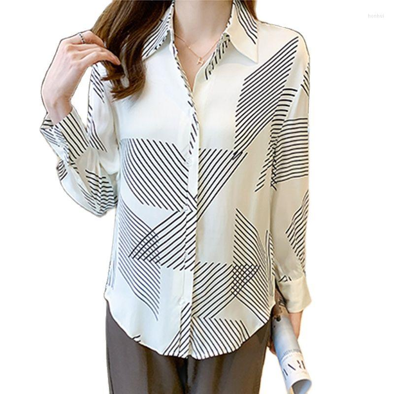 Women' Blouses Fashion Striped Ladies Shirts Women' 2023 Spring Autumn Long Sleeve Tops Blusas Mujer, White
Women' Blouses Fashion Striped Ladies Shirts Women' 2023 Spring Autumn Long Sleeve Tops Blusas Mujer, White