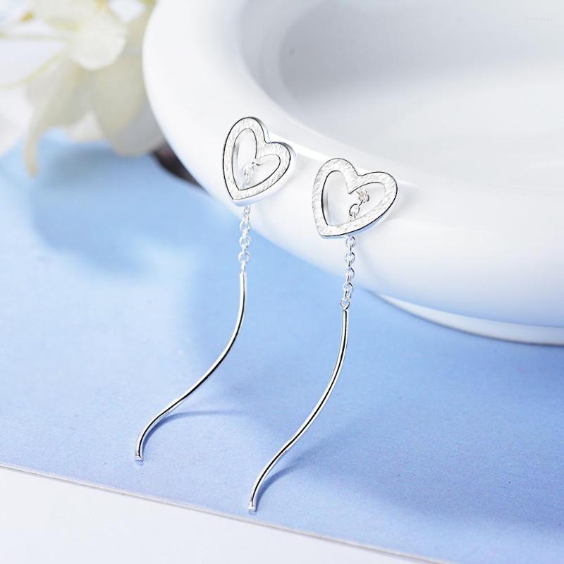 Dangle Earrings Korean Style Heart For Women Sweet Temperament Drop Long Section Simple Fashion Jewelry Wholesale Ear Line
Dangle Earrings Korean Style Heart For Women Sweet Temperament Drop Long Section Simple Fashion Jewelry Wholesale Ear Line