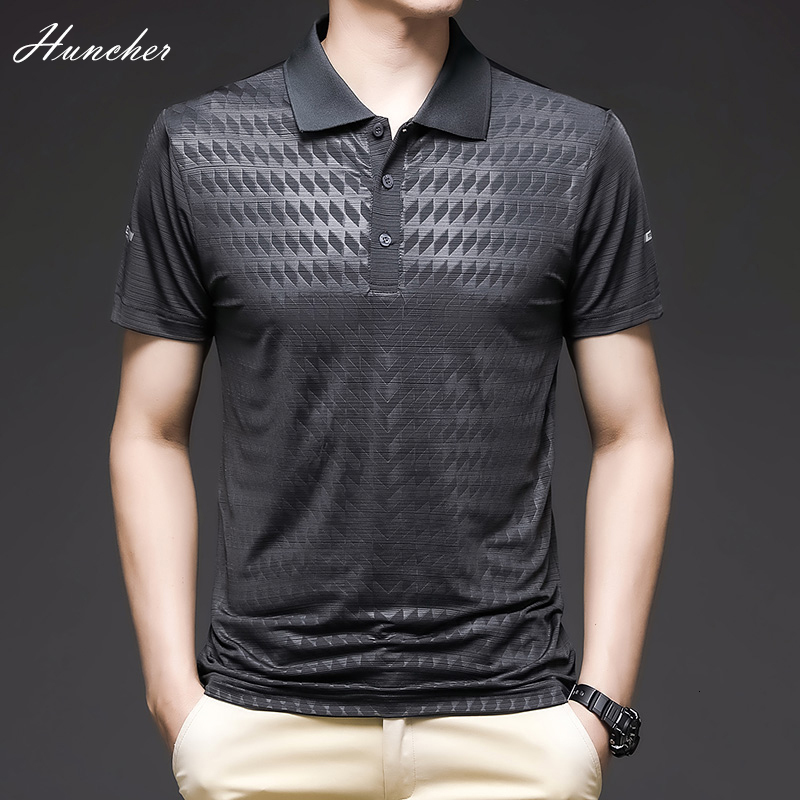 Men's Polos Huncher Golf Shirts Polo Shirt For Men Summer Gym Sportswear Ice Fabric Lapel Tops Male Elastic Quick Dry Slim Fit T-Shirt 230317, Khaki t-shirt men
Men's Polos Huncher Golf Shirts Polo Shirt For Men Summer Gym Sportswear Ice Fabric Lapel Tops Male Elastic Quick Dry Slim Fit T-Shirt 230317, Khaki t-shirt men