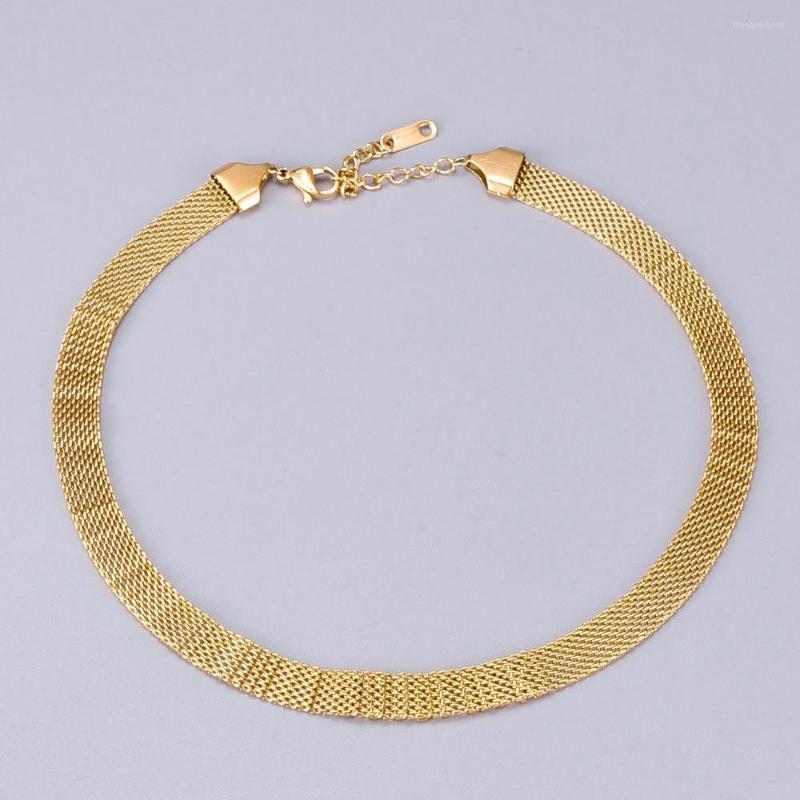 Choker FINE4U N725 Stainless Steel Unique Italian Mesh Rope Chain Necklace For Women 10mm Solid Link
Choker FINE4U N725 Stainless Steel Unique Italian Mesh Rope Chain Necklace For Women 10mm Solid Link