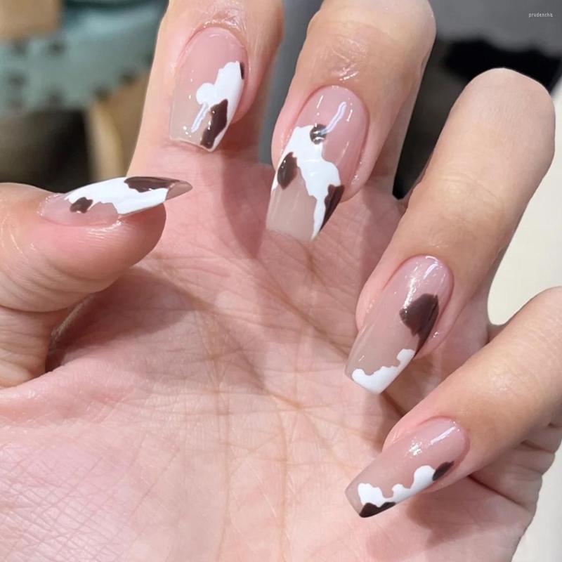 False Nails 24pcs/set Cream Coffee Fake DIY Nail Decoration Stylish Elegant Artificial Tips Press On, J995
False Nails 24pcs/set Cream Coffee Fake DIY Nail Decoration Stylish Elegant Artificial Tips Press On, J995