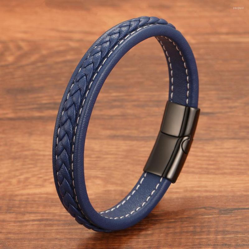 Charm Bracelets Couple Hand Knitting Stainless Steel Leather Bracelet With Various Colors European And American Jewelry Bangle Wholesale
Charm Bracelets Couple Hand Knitting Stainless Steel Leather Bracelet With Various Colors European And American Jewelry Bangle Wholesale