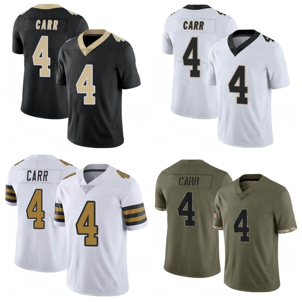 4 Derek Carr New Football Orleanes Jerseys Saintes Alternate Black White Men Women Youth, As
4 Derek Carr New Football Orleanes Jerseys Saintes Alternate Black White Men Women Youth, As