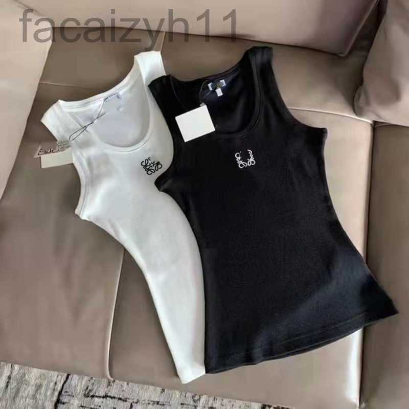 Women' Tanks & Camis Designer 22 Summer New Line Retro Logo Embroidery Elastic Fine Rib Knit Tank Top Versatile Women 448S, White4
Women' Tanks & Camis Designer 22 Summer New Line Retro Logo Embroidery Elastic Fine Rib Knit Tank Top Versatile Women 448S, White4