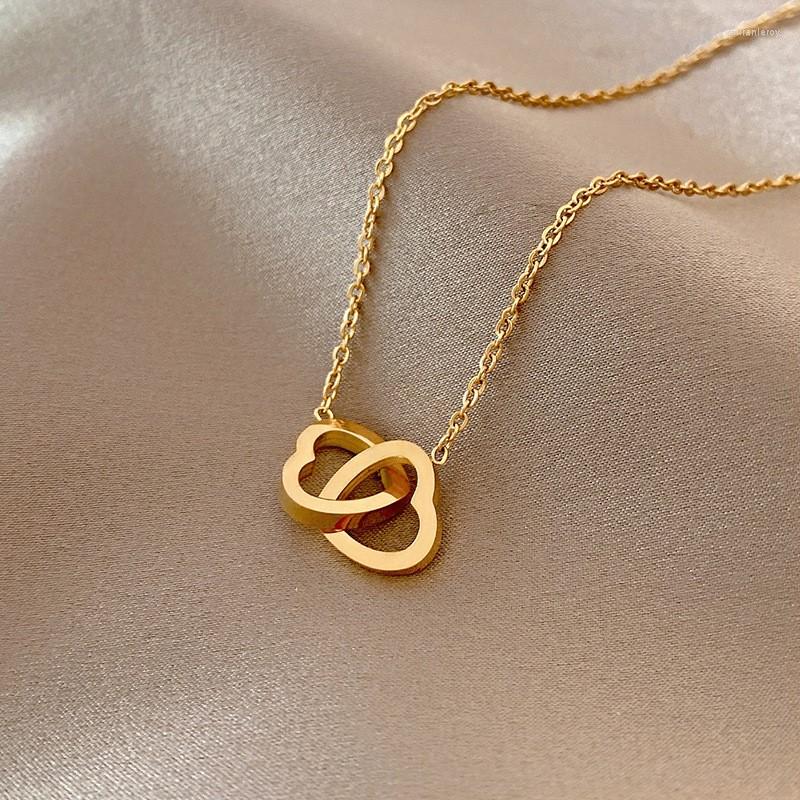 Chains Lovelink Classic Retro Gold Color Double Layer Heart Shape Necklaces For Women Fashion Metal Short Choker Girls Party Jewelry
Chains Lovelink Classic Retro Gold Color Double Layer Heart Shape Necklaces For Women Fashion Metal Short Choker Girls Party Jewelry