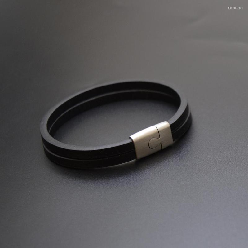 Strand 5Pcs/Lot Custom Logo Punk Men Jewelry Black Braided Leather Bracelet Stainless Steel Magnetic Clasp Fashion Bangles Gift
Strand 5Pcs/Lot Custom Logo Punk Men Jewelry Black Braided Leather Bracelet Stainless Steel Magnetic Clasp Fashion Bangles Gift