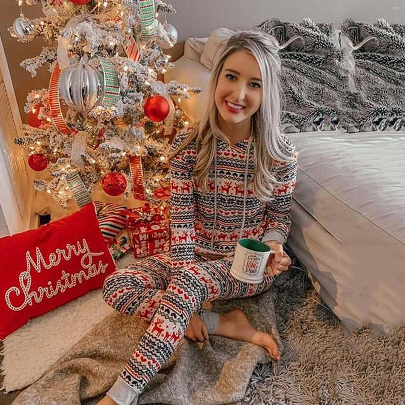 Women's Sleepwear Women Winter Christmas Printed Pajama Sets Full Sleeve Suit Fashion Family Adult Year Clothes Top Pants Xmas, Beige
Women's Sleepwear Women Winter Christmas Printed Pajama Sets Full Sleeve Suit Fashion Family Adult Year Clothes Top Pants Xmas, Beige