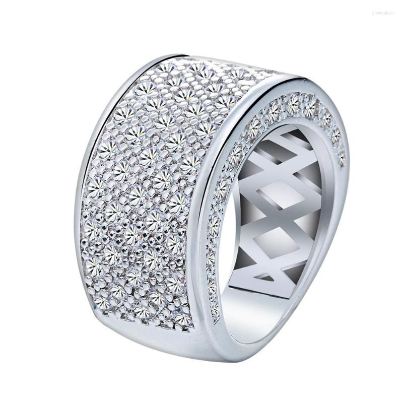 Wedding Rings Hainon Fashion Zirconia Silver Color Round Circle For Women Engagement Girls Valentine's Gift Beautiful Jewelry
Wedding Rings Hainon Fashion Zirconia Silver Color Round Circle For Women Engagement Girls Valentine's Gift Beautiful Jewelry