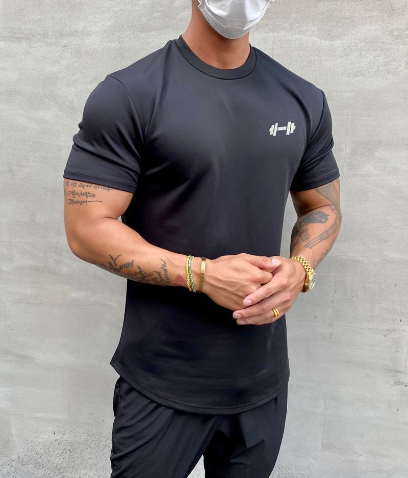 Men's T-Shirts Gym Muscle Fitness T Shirt Brand Men Outdoor Hip Hop Streetwear Loose Half Sleeve Male Summer Bodybuilding Tee Tops 230317, White
Men's T-Shirts Gym Muscle Fitness T Shirt Brand Men Outdoor Hip Hop Streetwear Loose Half Sleeve Male Summer Bodybuilding Tee Tops 230317, White