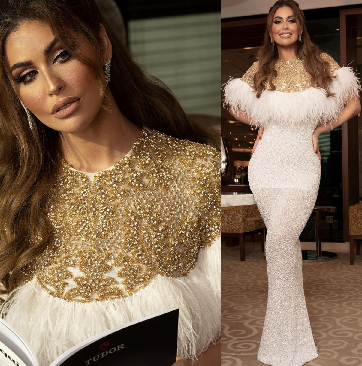 2023 Arabic Aso Ebi White Mermid Prom Dresses Beaded Crystals Feather Evening Formal Party Second Reception Birthday Engagement Gowns Dress ZJ1103, Royal blue
2023 Arabic Aso Ebi White Mermid Prom Dresses Beaded Crystals Feather Evening Formal Party Second Reception Birthday Engagement Gowns Dress ZJ1103, Royal blue