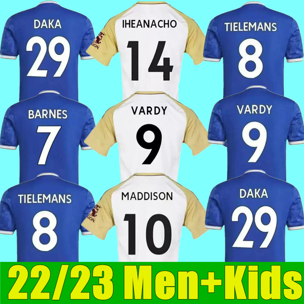 22/23 Leicester Soccer Jerseys BARNES Tielemans VARDY MADDISON IHEANACHO AYOZE NDIDI DAKA LOOKMAN 2022 2023 City Home Vardy Football Uniforms Men Kdis Kit Shirt Top, Adult home
22/23 Leicester Soccer Jerseys BARNES Tielemans VARDY MADDISON IHEANACHO AYOZE NDIDI DAKA LOOKMAN 2022 2023 City Home Vardy Football Uniforms Men Kdis Kit Shirt Top, Adult home