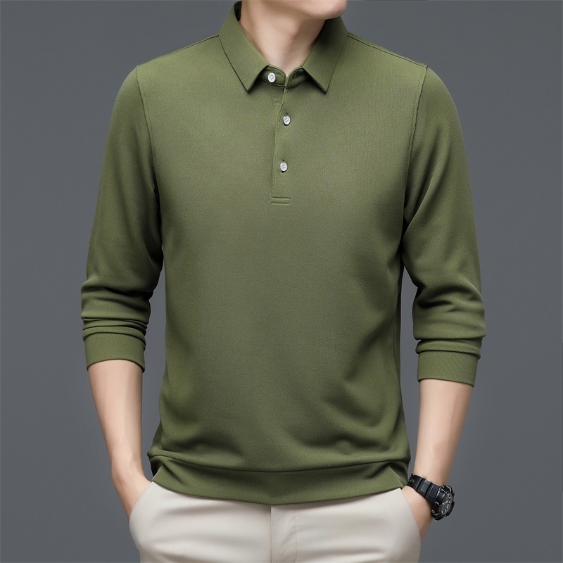 Men's Polos Polo Shirt Men Solid Business Casual Long Sleeve Mens Polo Shirt Fashion Turn Down Collar Slim Polo Tees Tops Men -4XL 230317, Coffee
Men's Polos Polo Shirt Men Solid Business Casual Long Sleeve Mens Polo Shirt Fashion Turn Down Collar Slim Polo Tees Tops Men -4XL 230317, Coffee