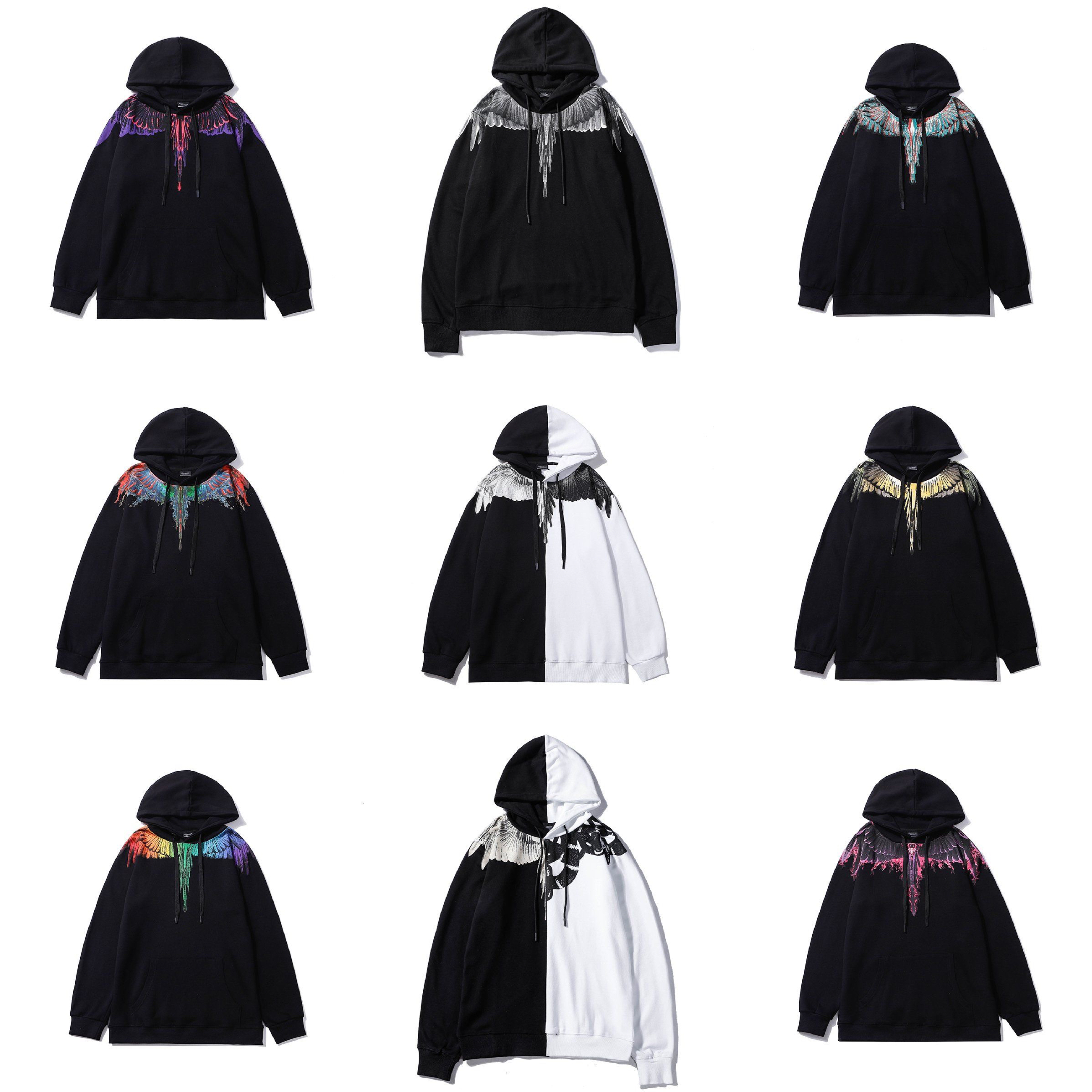 Mens Jacket Brand Designer Europe and America Horse Classic Wing Hoodie Sweater Mens and Womens Loose Long Sleeve Fashion
Mens Jacket Brand Designer Europe and America Horse Classic Wing Hoodie Sweater Mens and Womens Loose Long Sleeve Fashion