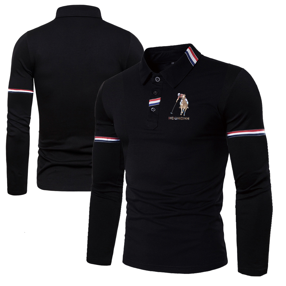 Men's Polos HDDHDHH Polo Print Long Sleeve Shirt Spring Business Workwear Lapel T-Shirt 230317, Black
Men's Polos HDDHDHH Polo Print Long Sleeve Shirt Spring Business Workwear Lapel T-Shirt 230317, Black