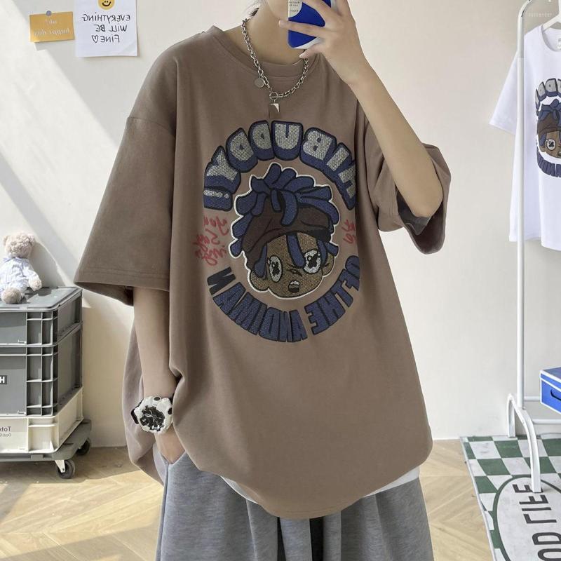 Men' T Shirts American Retro Short Sleeved Men And Women Fashion Korean Summer Pure Cotton Street Hip Hop Couple Half Sleeve Top, Black
Men' T Shirts American Retro Short Sleeved Men And Women Fashion Korean Summer Pure Cotton Street Hip Hop Couple Half Sleeve Top, Black