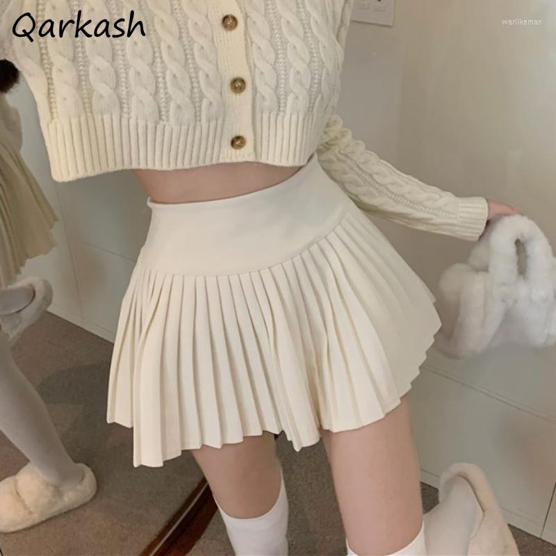 Skirts Pleated Women Autumn Winter Solid Woolen High Waist Elegant Casual All-match Mini Girls Korean Style Fashion Chic, Black with lining
Skirts Pleated Women Autumn Winter Solid Woolen High Waist Elegant Casual All-match Mini Girls Korean Style Fashion Chic, Black with lining