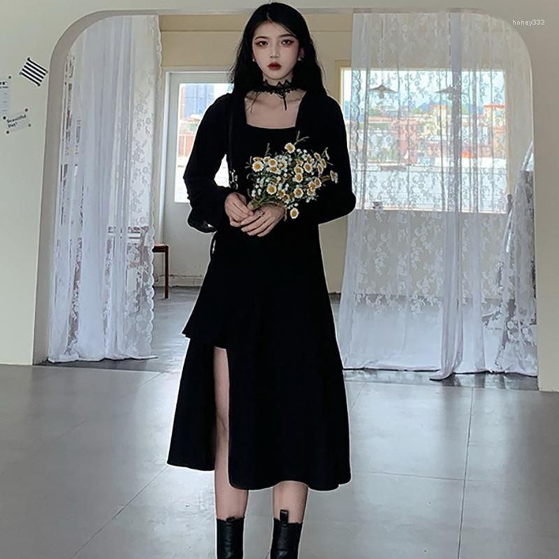Casual Dresses Black Split Dress Women Elegant Designer Gothic Female Streetwear Irregular Party Autumn Clothes 2023 MH618, Photo color
Casual Dresses Black Split Dress Women Elegant Designer Gothic Female Streetwear Irregular Party Autumn Clothes 2023 MH618, Photo color