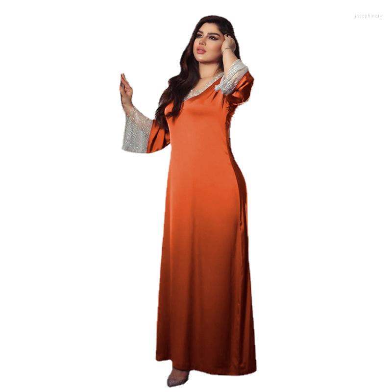 Casual Dresses Plus Size For Women 2023 Fashion Abaya Dubai Muslim Turkey Long Sleeve Satin Dress Vestidos Vetement Robe Longue Femme, Ladies robe
Casual Dresses Plus Size For Women 2023 Fashion Abaya Dubai Muslim Turkey Long Sleeve Satin Dress Vestidos Vetement Robe Longue Femme, Ladies robe