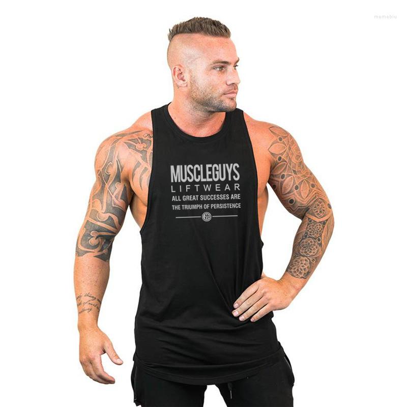 Men's Tank Tops Muscleguys Brand Bodybuilding Stringer Top Men Fitness Singlets Cotton Sportwear Gyms Vest Workout Sleeveless Undershirt, White
Men's Tank Tops Muscleguys Brand Bodybuilding Stringer Top Men Fitness Singlets Cotton Sportwear Gyms Vest Workout Sleeveless Undershirt, White