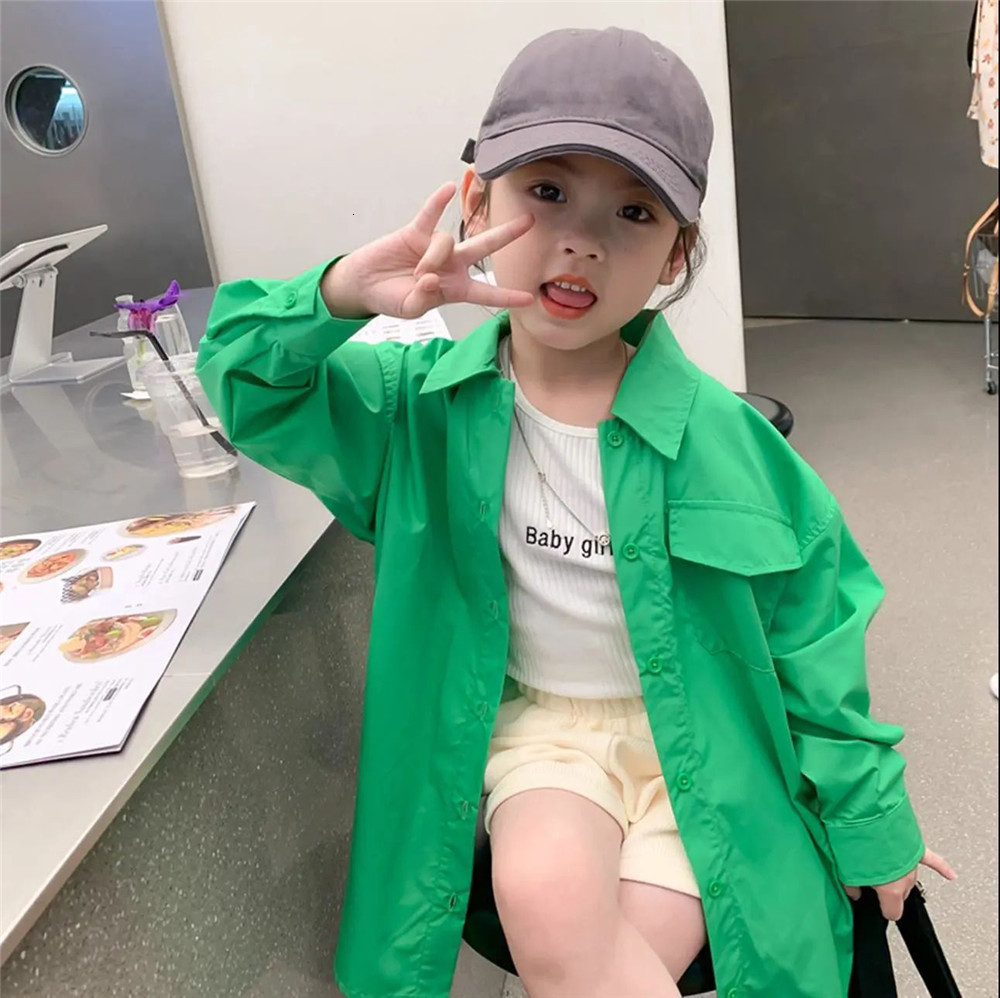 Kids Shirts Fashion Baby Girl Boy Shirt Long Loose Infant Toddler Child Blouses Outfit Oversized Spring Autumn Summer Baby Clothes 1-12Y 230317, Green
Kids Shirts Fashion Baby Girl Boy Shirt Long Loose Infant Toddler Child Blouses Outfit Oversized Spring Autumn Summer Baby Clothes 1-12Y 230317, Green