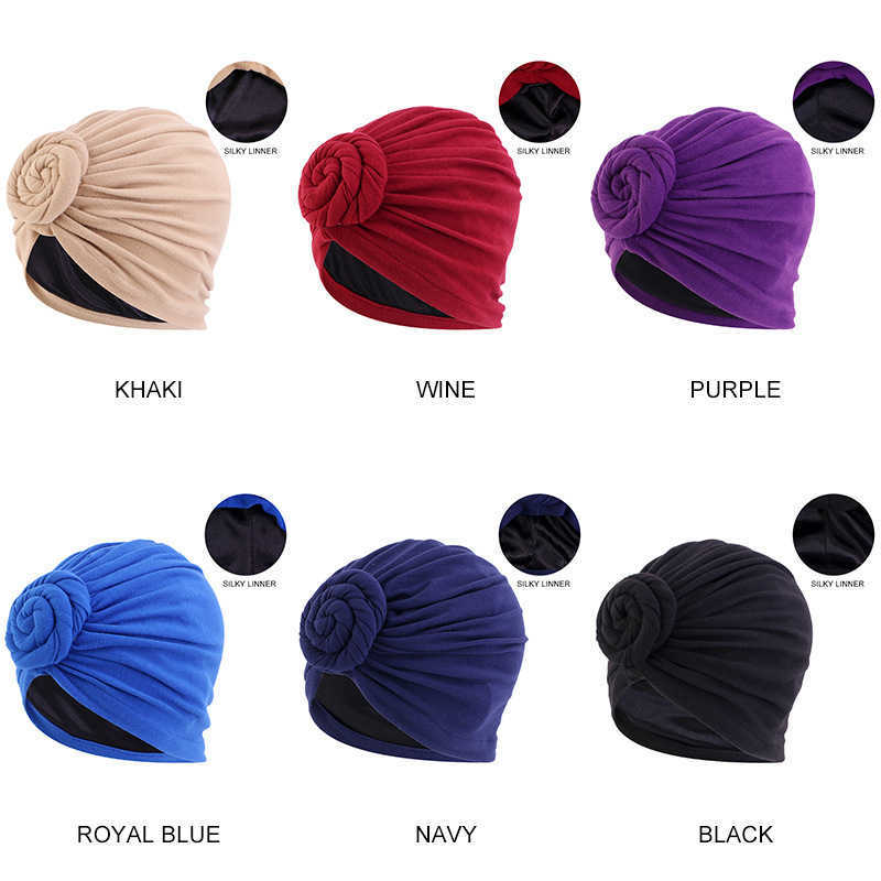 Hijabs Scarves Wraps Bandanas Durag Men's Women's New type doughnut imitation silk lining Baotou cap Disk flower spiral headband cap Chemotherapy cap YL-43
Hijabs Scarves Wraps Bandanas Durag Men's Women's New type doughnut imitation silk lining Baotou cap Disk flower spiral headband cap Chemotherapy cap YL-43