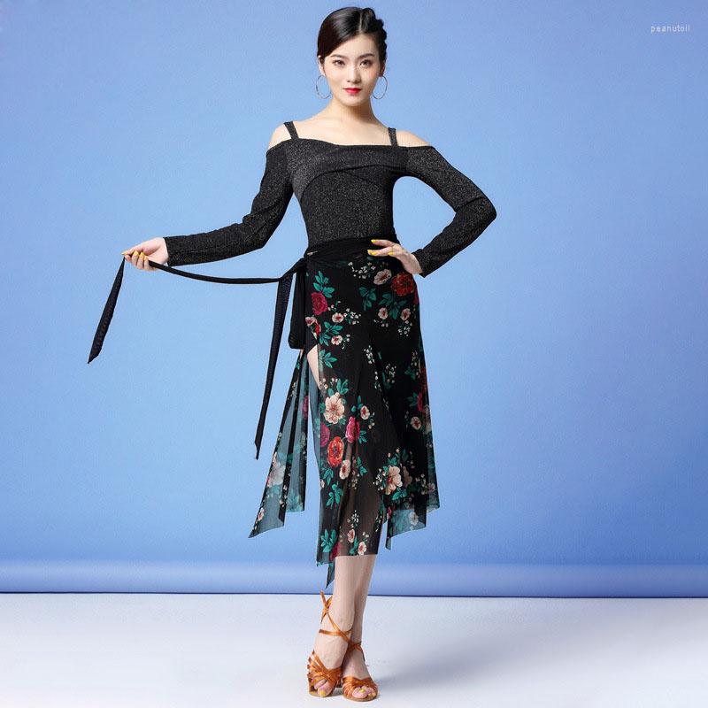 Stage Wear Women Dance Latin Dress 3-pieces Tops Skirt Shorts Tango Flowers Hip Scarf Ballroom Costume, Black
Stage Wear Women Dance Latin Dress 3-pieces Tops Skirt Shorts Tango Flowers Hip Scarf Ballroom Costume, Black