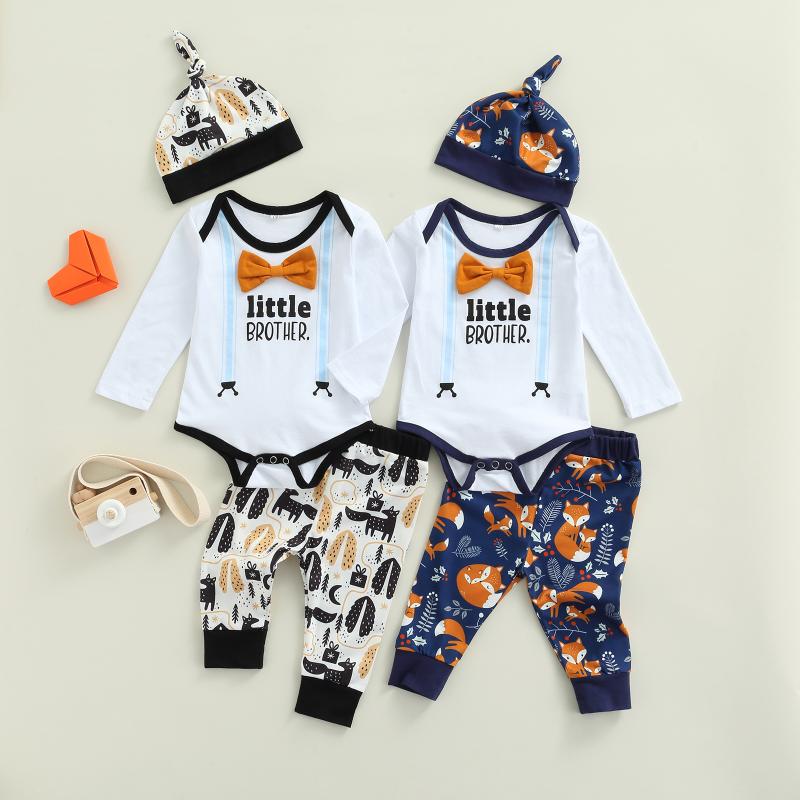 Clothing Sets Born Infant Baby Boy Girl 3Pcs Autumn Set Long Sleeve Letter Printed Bodysuit Top Pants Hat 0-24M
Clothing Sets Born Infant Baby Boy Girl 3Pcs Autumn Set Long Sleeve Letter Printed Bodysuit Top Pants Hat 0-24M