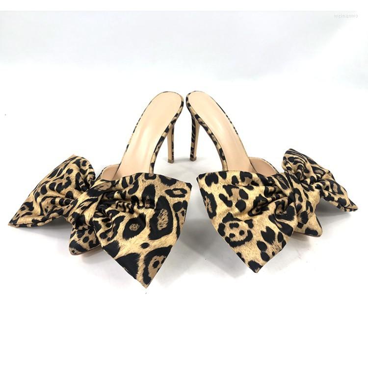 Slippers Summer Sexy Black Open Toe Big Bow Tie Leopard Fashion Stiletto Heel Women Party Slip On Slingback Shoes 2023, Picture shown
Slippers Summer Sexy Black Open Toe Big Bow Tie Leopard Fashion Stiletto Heel Women Party Slip On Slingback Shoes 2023, Picture shown