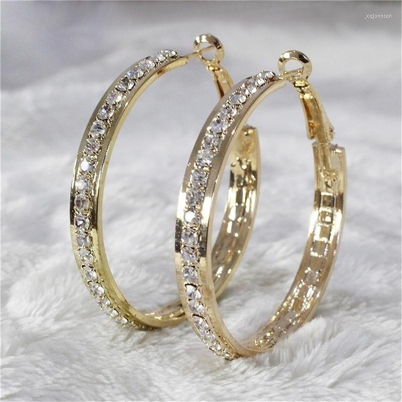 Hoop Earrings Crystal Rhinestone Earring For Women Simple Large Circle Gold Jewelry Supplies Pendiente Oorbellen
Hoop Earrings Crystal Rhinestone Earring For Women Simple Large Circle Gold Jewelry Supplies Pendiente Oorbellen
