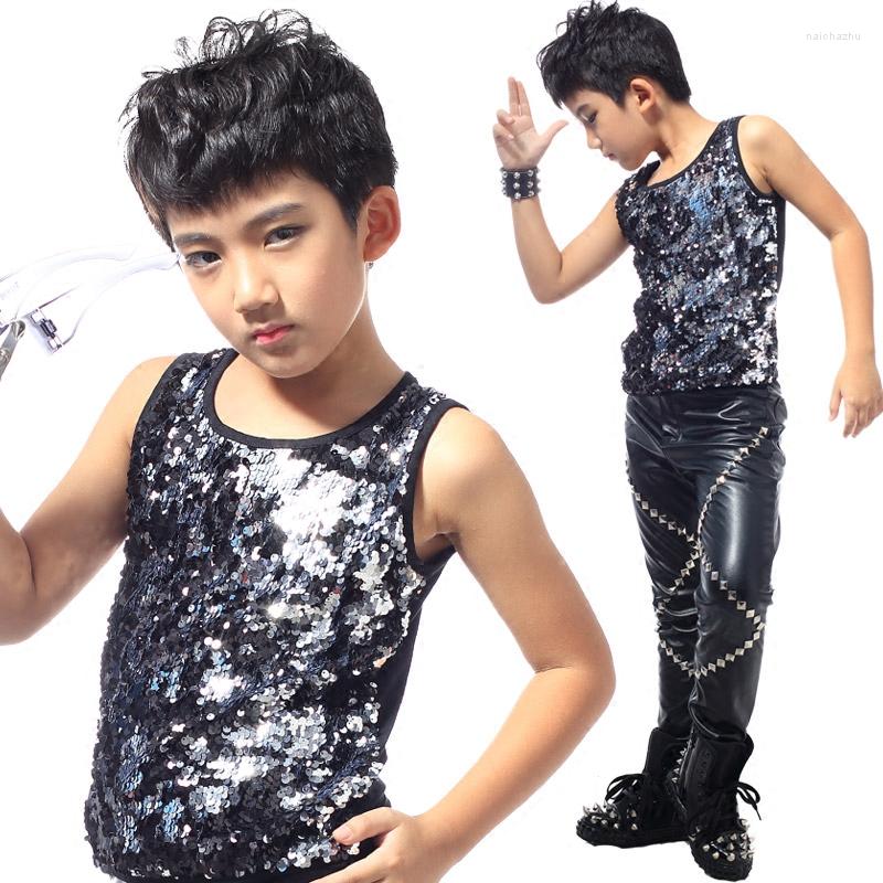 Stage Wear Boys Jazz Costumes Sequined Vest Top Sequin Outfit Kid Hip Hop Children Dancing Show Street Dance Clothing DNV10055, Tops
Stage Wear Boys Jazz Costumes Sequined Vest Top Sequin Outfit Kid Hip Hop Children Dancing Show Street Dance Clothing DNV10055, Tops