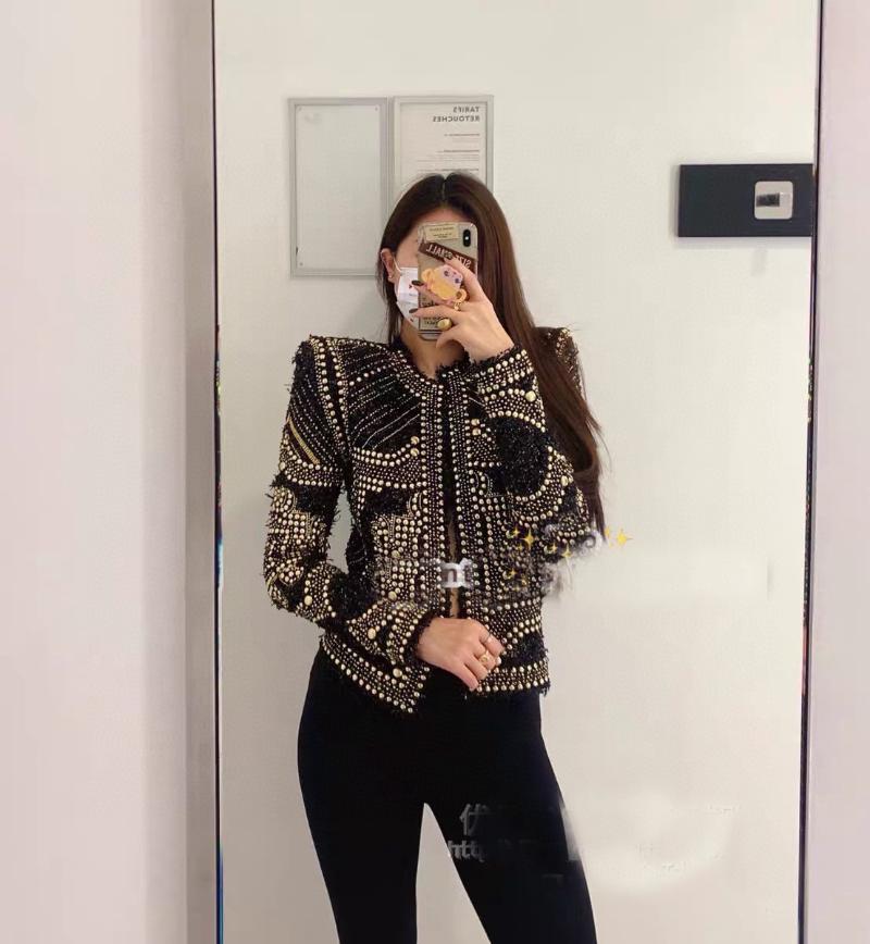 Women' Jackets Spring Luxury Women High Quality Casual Rivets Jacket Famel Chic Fashion Coat Outerwear Gdnz 4.14Women, Black
Women' Jackets Spring Luxury Women High Quality Casual Rivets Jacket Famel Chic Fashion Coat Outerwear Gdnz 4.14Women, Black