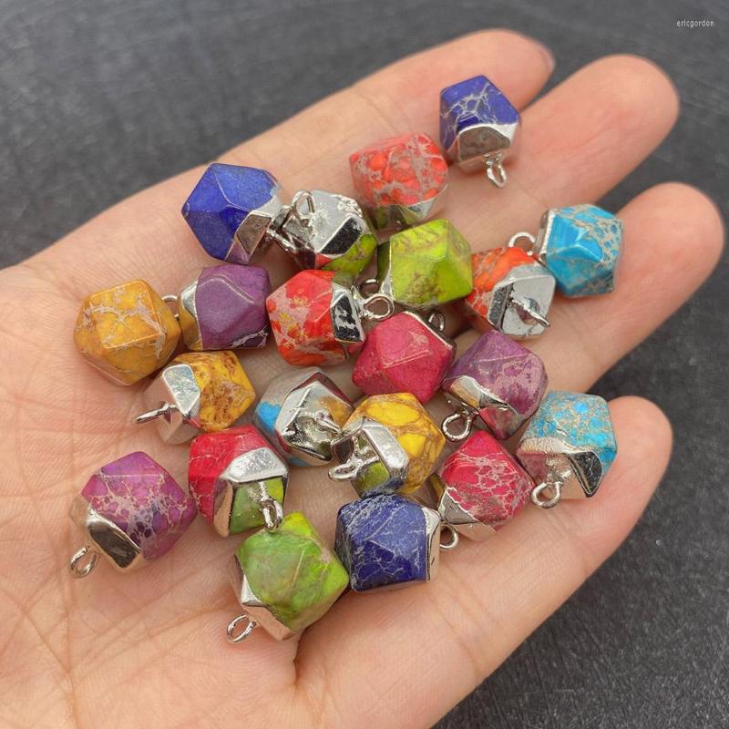Charms Aura Natural Stone Polygonal Small Pendant 9x13mm DIY Earring Necklace Accessories For Men And Women Charm Jewelry
Charms Aura Natural Stone Polygonal Small Pendant 9x13mm DIY Earring Necklace Accessories For Men And Women Charm Jewelry