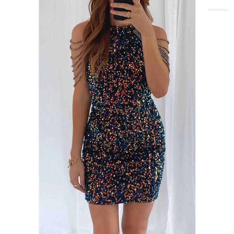 Casual Dresses Fashion Sexy Halter Sequins Bodycon Cocktail Party Dress Elegant Tassel Sleeve O Neck High Waist Corset Slim Fit Evening, Black
Casual Dresses Fashion Sexy Halter Sequins Bodycon Cocktail Party Dress Elegant Tassel Sleeve O Neck High Waist Corset Slim Fit Evening, Black