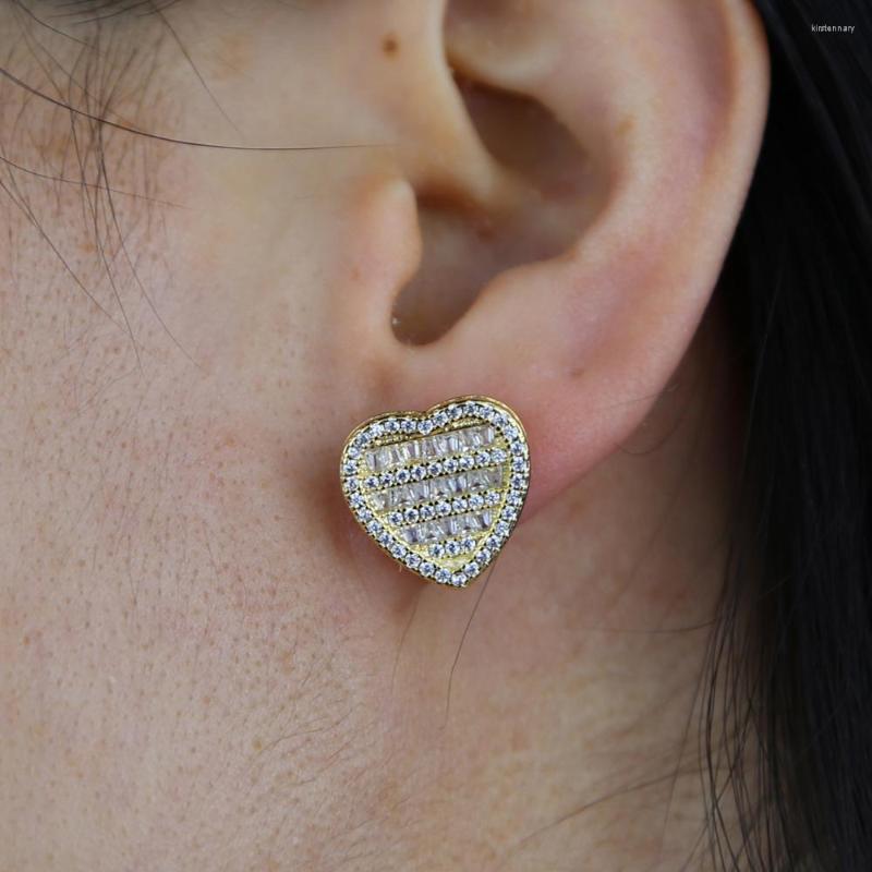 Stud Earrings Luxury CZ For Women Men Iced Out Sparkling Round Heart White Zircon Hip Hop Jewelry Party Gift
Stud Earrings Luxury CZ For Women Men Iced Out Sparkling Round Heart White Zircon Hip Hop Jewelry Party Gift