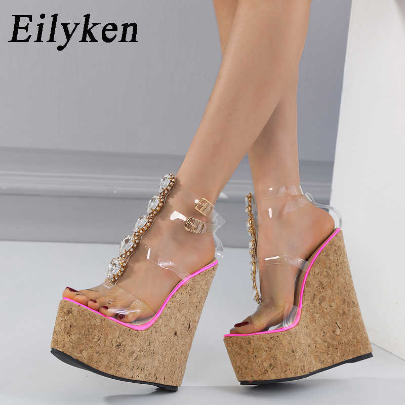top Brand Platform Wedges High Heels Woman Sandals Summer CRYSTAL Transparent Buckle Strap Banquet Dress Shoes SIZE 42 230306, Orange
top Brand Platform Wedges High Heels Woman Sandals Summer CRYSTAL Transparent Buckle Strap Banquet Dress Shoes SIZE 42 230306, Orange