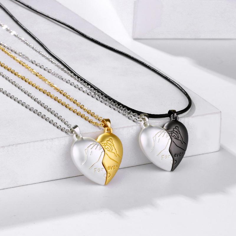 Pendant Necklaces Fashion Magnetic Heart Necklace For Couple Lover Women Jewelry Sun Moon Hand Choker Chain Party Wedding Men Gifts Collar
Pendant Necklaces Fashion Magnetic Heart Necklace For Couple Lover Women Jewelry Sun Moon Hand Choker Chain Party Wedding Men Gifts Collar