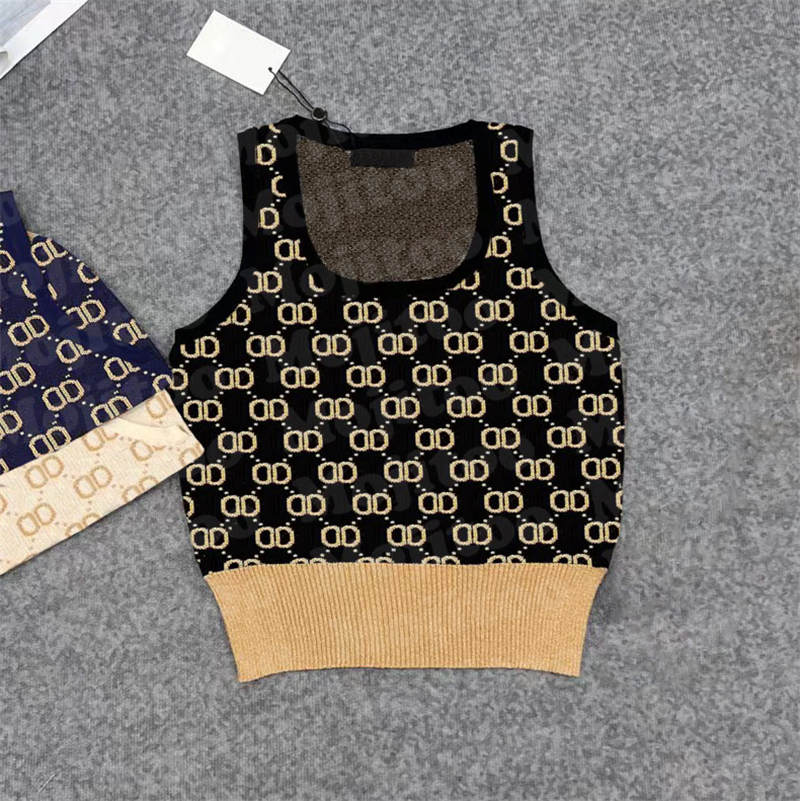 Sleeveless Women Vest Tank Knitted T Shirts Top Classic Letter Knitting Sweater Casual Sports Tanks Tops, Black
Sleeveless Women Vest Tank Knitted T Shirts Top Classic Letter Knitting Sweater Casual Sports Tanks Tops, Black