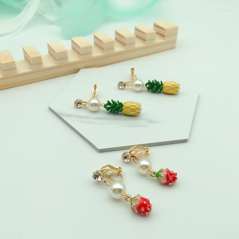 Backs Earrings Sweet Fruit Clip On Strawberry No Piercing For Women Ear Hole Clips Accessory
Backs Earrings Sweet Fruit Clip On Strawberry No Piercing For Women Ear Hole Clips Accessory