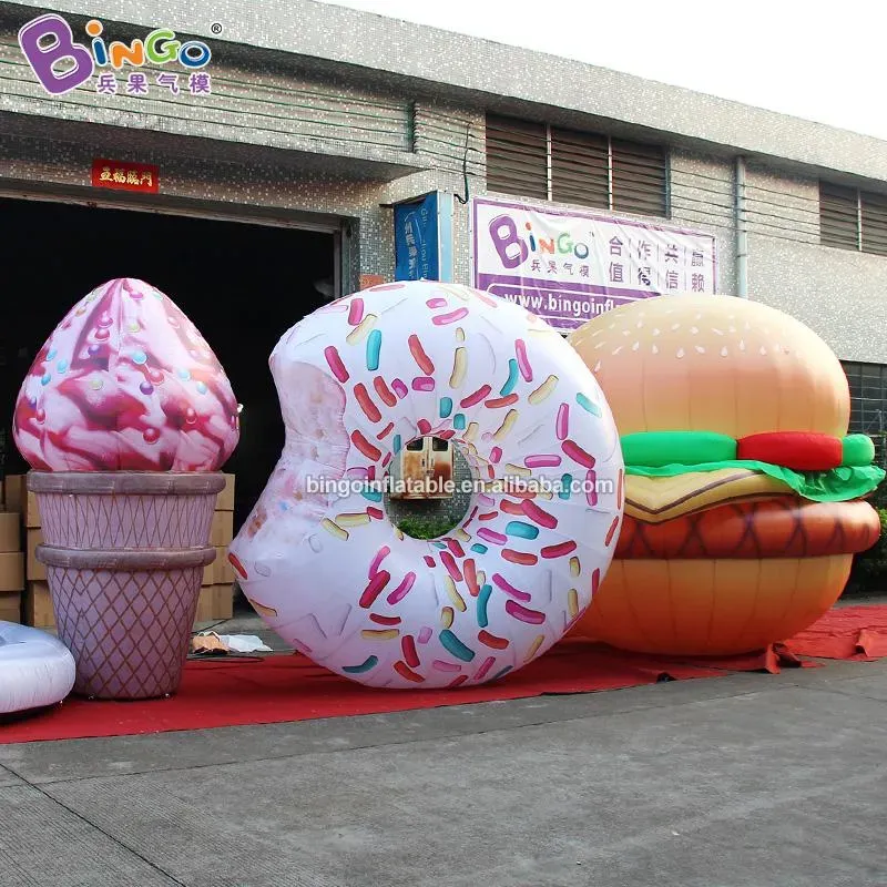 Newly Design Event Advertising Inflatable Cake Models Hamburger Donut Balloons Simulation Food Models For Outdoor Decoration Toys Sports
Newly Design Event Advertising Inflatable Cake Models Hamburger Donut Balloons Simulation Food Models For Outdoor Decoration Toys Sports